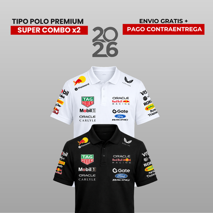 PACK 2 POLOS PREMIUM  RB 2026 F1