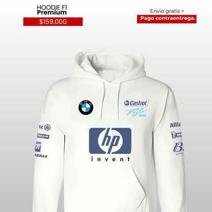 HOODIE SCUDERIA WILLIAMS JUAN PABLO MONTOYA RETRO