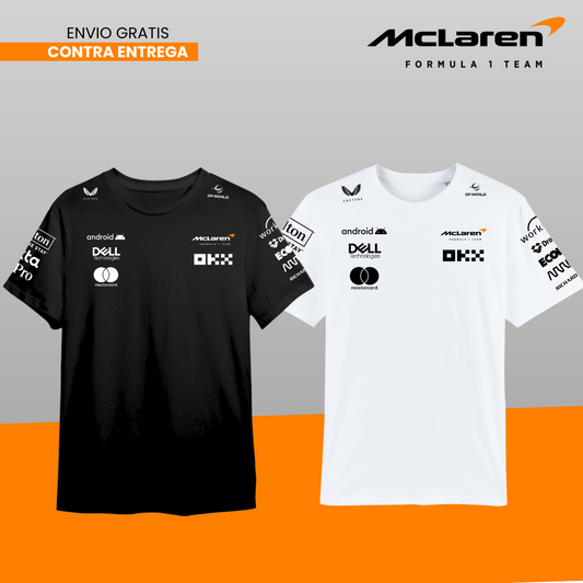 PACK 2 CAMISETAS  MCLAREN  F1  X2 2025