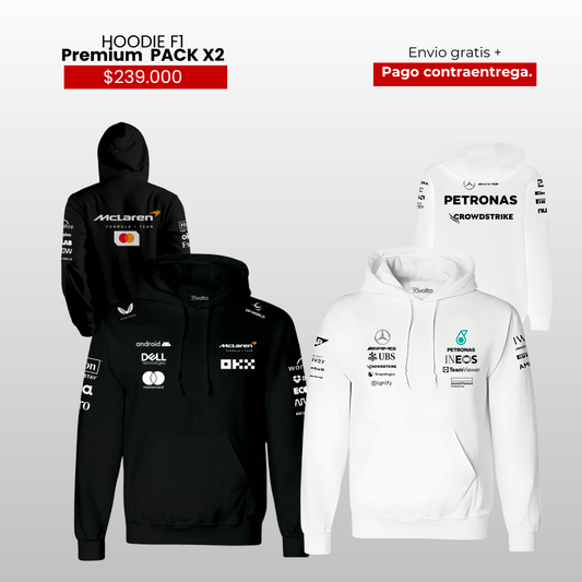 HOODIES X2  SCUDERIA MCLAREN Y MERCEDES 2025