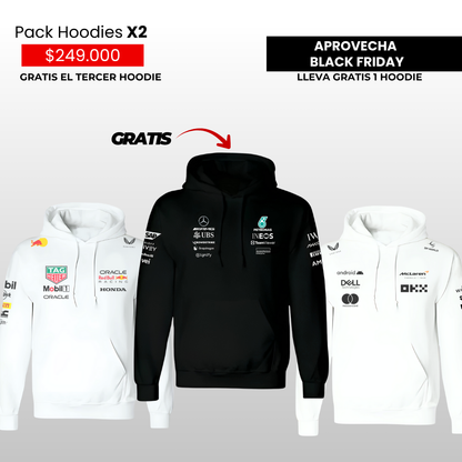 PACK X 2 HOODIES MCLAREN RB ( HOODIE GRATIS )