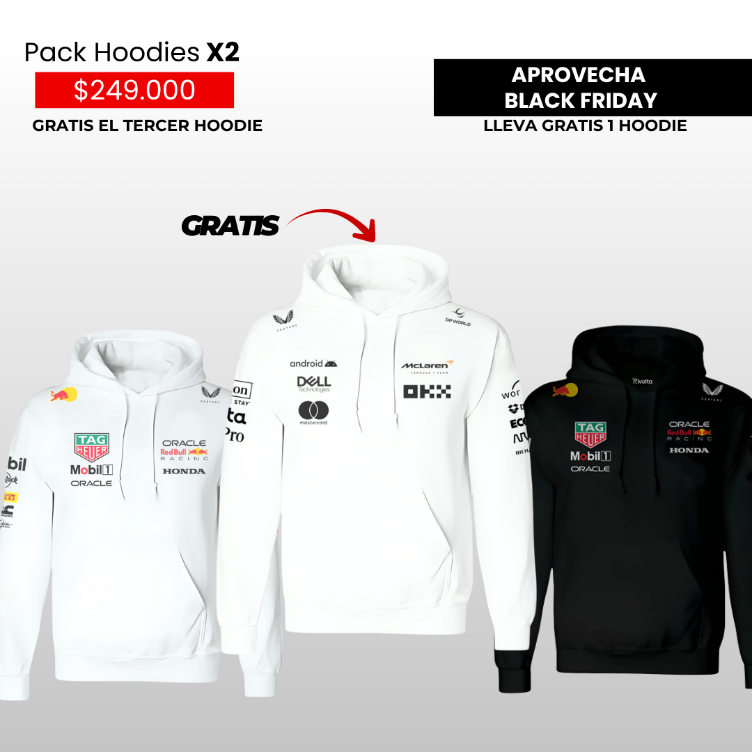 PACK X 2 HOODIES RB ( HOODIE GRATIS )