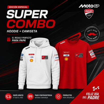 PACK HOODIE + CAMISETA  DUCATI