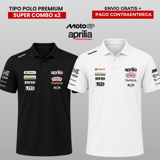 PACK 2 POLOS APRILIA  MOTO GP 2026