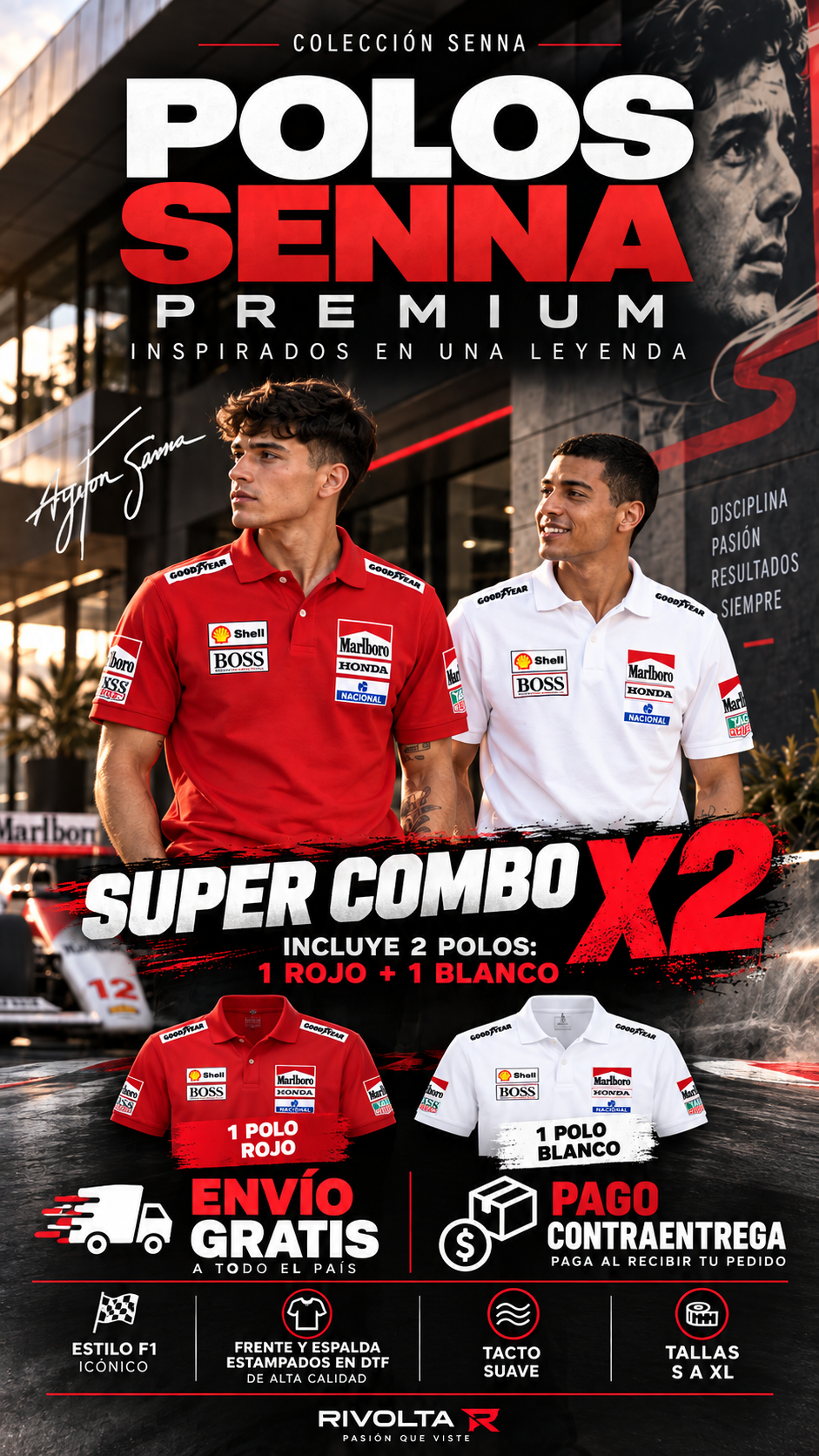 Colección Senna: super combo x2