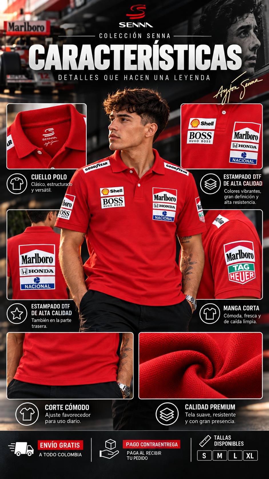 Características del polo Senna